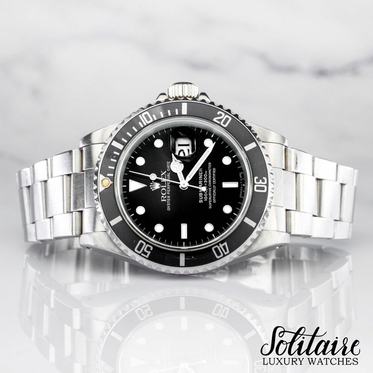 Rolex Submariner 16610 Tritium Dial 1998 Apr U Series