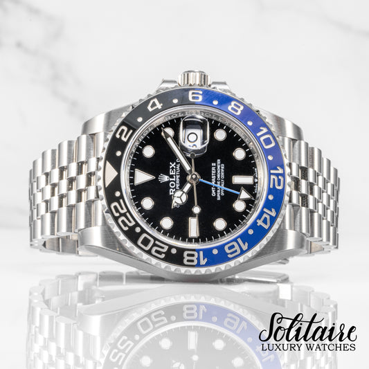 LIKE NEW Rolex GMT Master Batgirl Jubilee 126710BLNR