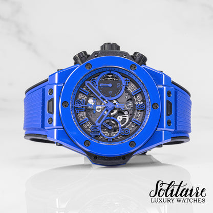 LIKE NEW Hublot Big Bang Unico Blue Magic Limited Edition 441.ES.5119.RX