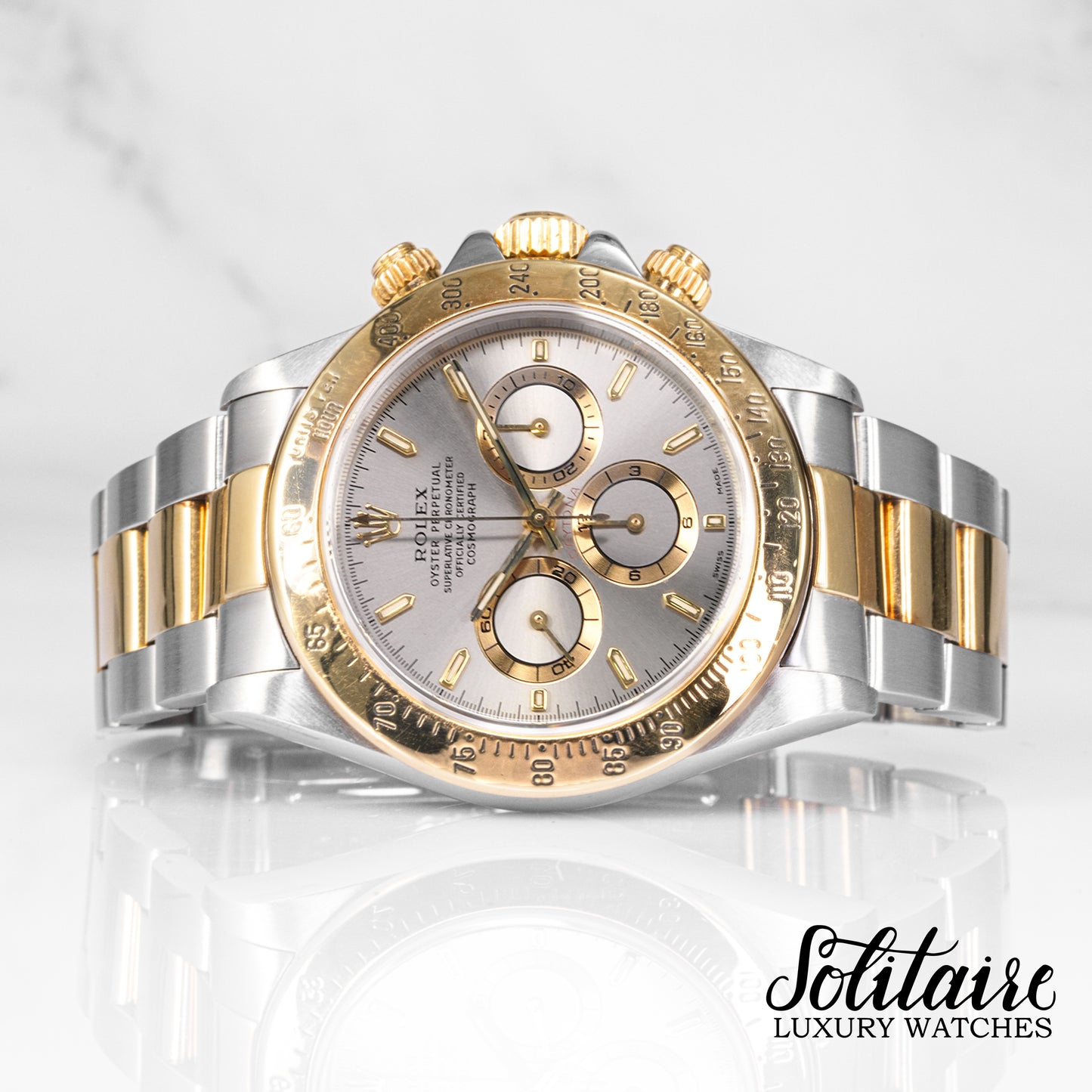 LIKE NEW Rolex "Zenith" Two-Tone Daytona 16523