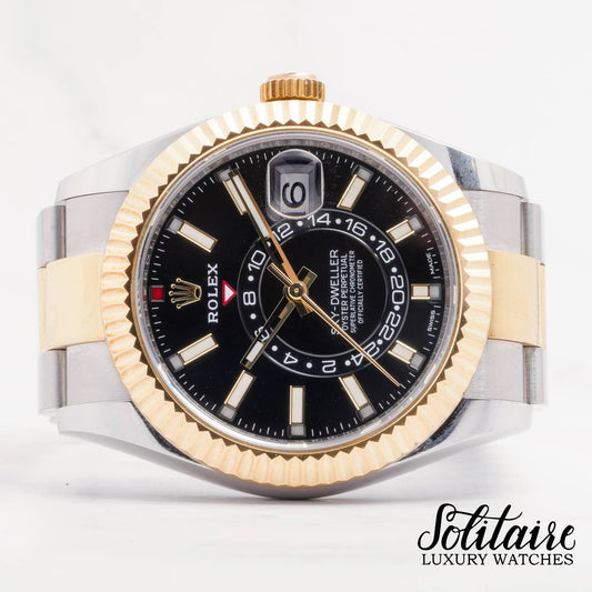 LIKE NEW Rolex Sky Dweller Two-Tone Oyster 326933