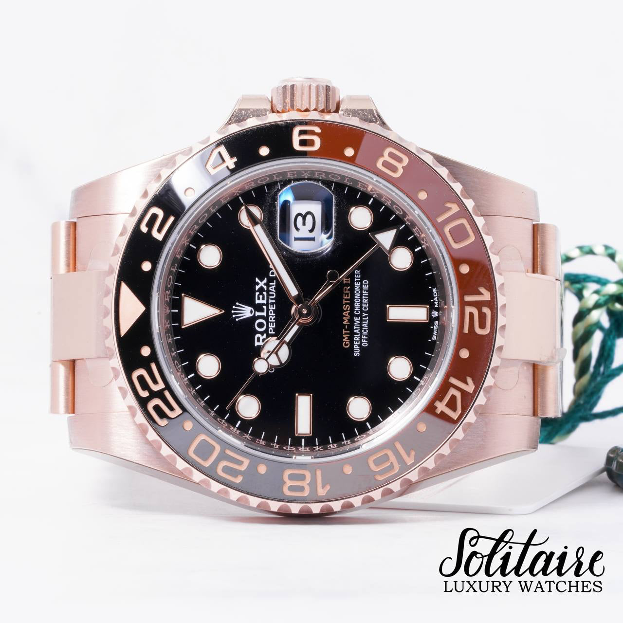 BRAND NEW Rolex GMT Master II Rootbeer 126715CHNR