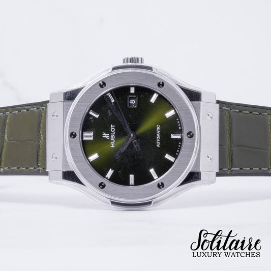 BRAND NEW Hublot Classic Fusion Green 542.NX.8970.LR